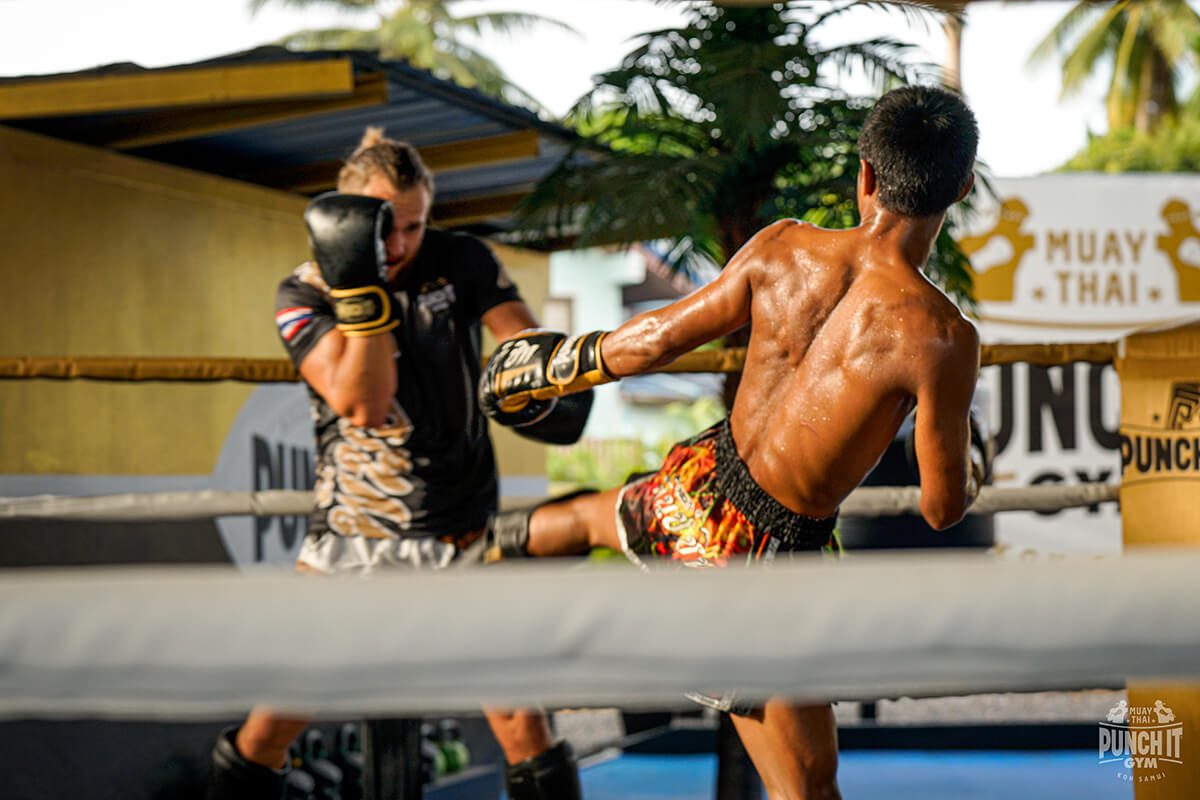 Muay Thai Sparring ist eine Win-Win-Affäre