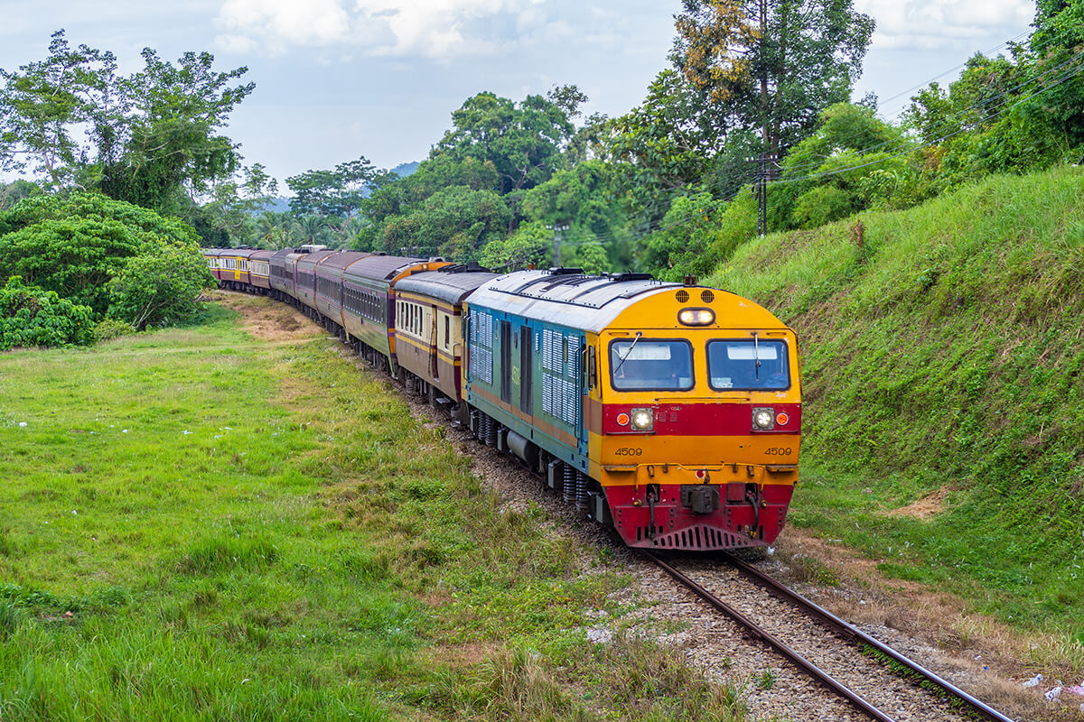 By Train and Ferry