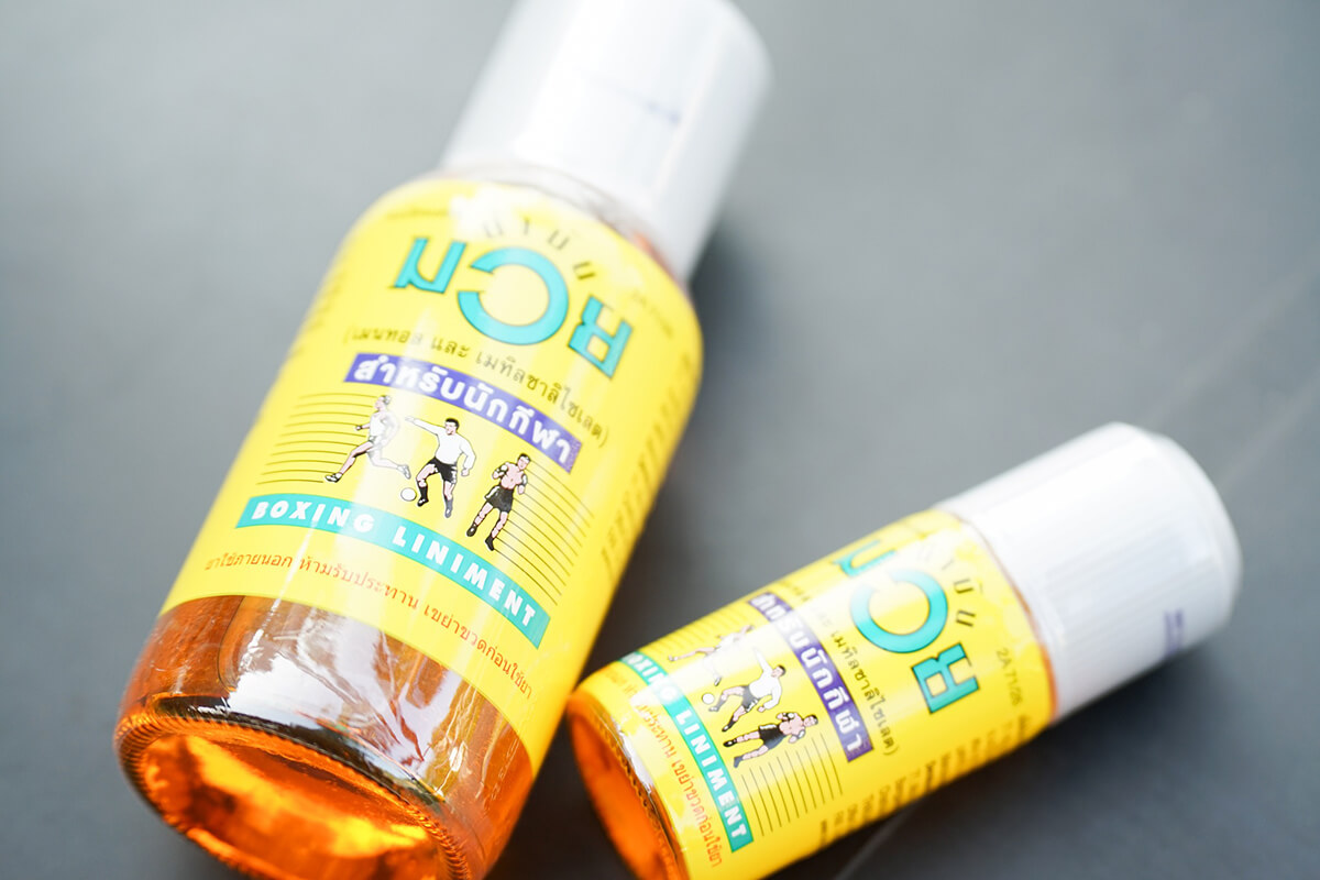 Muay Thai massage with Muay Thai oil